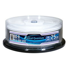 Optical Quantum 4x 25GB White Thermal Hub Printable BD-R 
