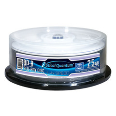 Optical Quantum 4x 25GB White Thermal Everest Hub Printable BD-R 
