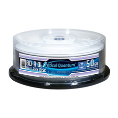 Optical Quantum 6x 50GB White Thermal Everest Hub Printable BD-R DL