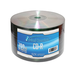 OPTICAL QUANTUM 52X 80MIN 700MB SILVER TOP CD-R SHRINK WRAP - 50 PC/PK